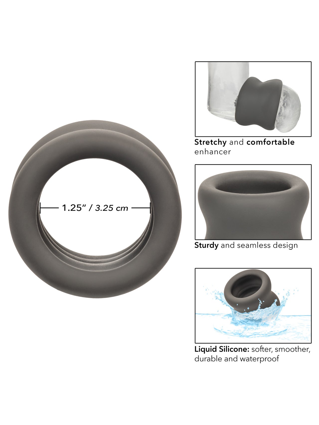CalExotics - Alpha™ Liquid Silicone Scrotum Ring