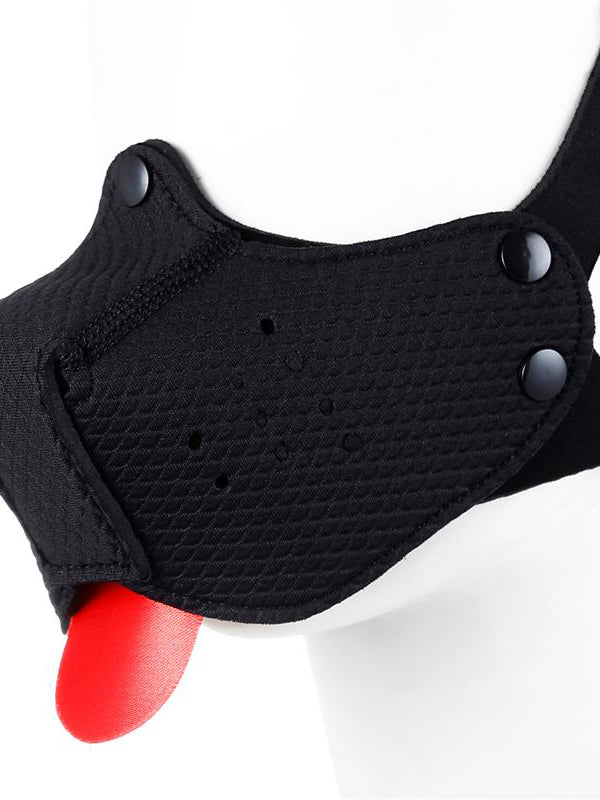 A-Gusto - Adjustable Neoprene Dog Muzzle Black