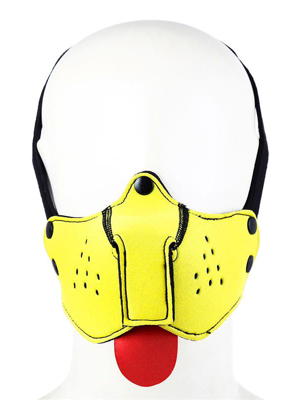 A-Gusto - Adjustable Neoprene Dog Muzzle Yellow