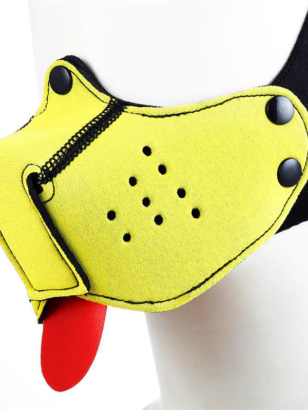 A-Gusto - Adjustable Neoprene Dog Muzzle Yellow