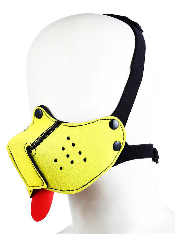 A-Gusto - Adjustable Neoprene Dog Muzzle Yellow