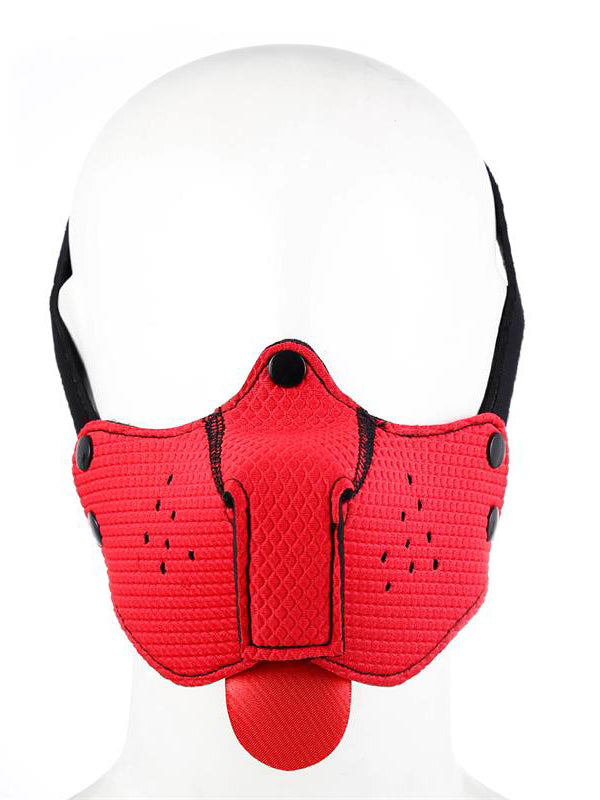 A-Gusto - Adjustable Neoprene Dog Muzzle Red