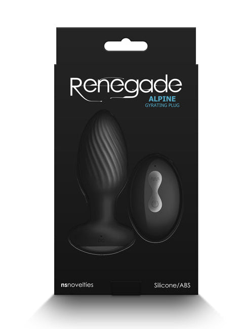 Renegade - Alpine - 360Twister Vibrating Anal Plug & Remote