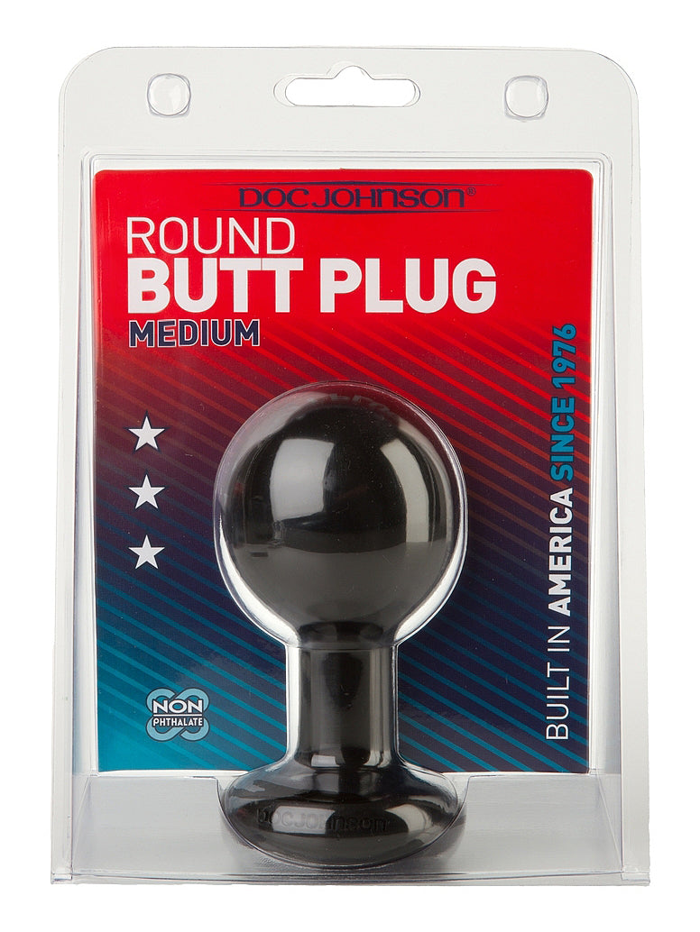 Doc Johnson - Round Butt Plug Medium