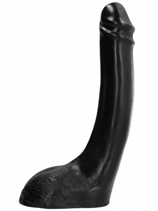 All Black - Realistic Curved Dildo Clarinet 32 cm