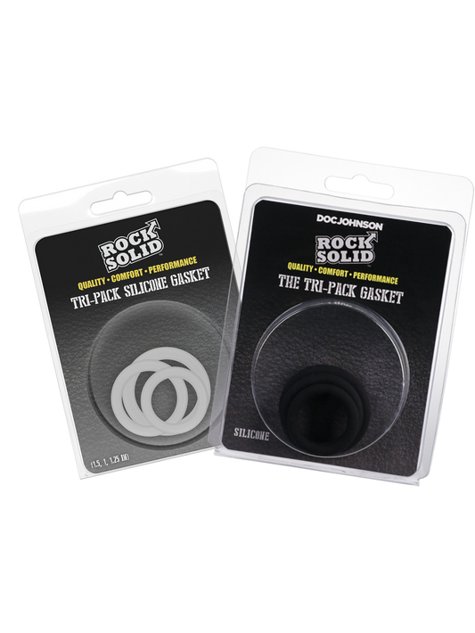 Doc Johnson - ROCK SOLID Tri-Pack Silicone Gasket