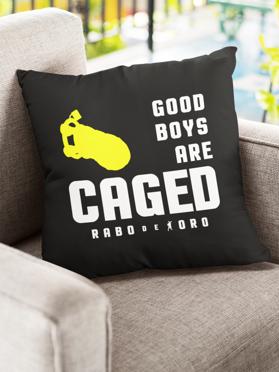 Rabo De Toro - Good Boys are CAGED - Home Decor Cushion Cover