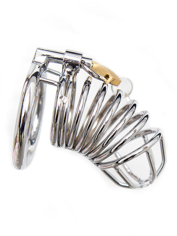 Ohmama Fetish Metal Chastity Lockable Cock Cage Size S