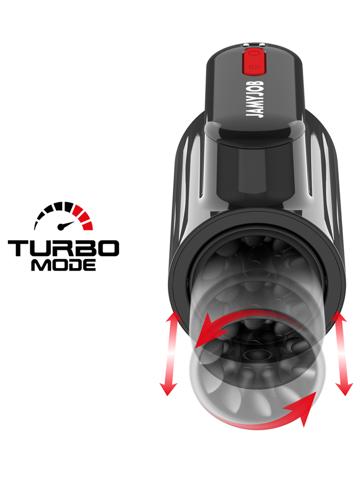 JamyJob - Vortex Thrusting and 360° Rotate Tech Turbo Mode Masturbator