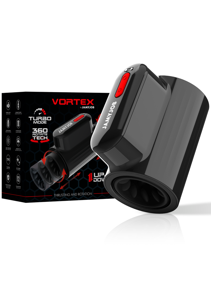 JamyJob - Vortex Thrusting and 360° Rotate Tech Turbo Mode Masturbator