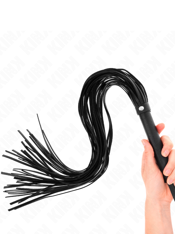 KINK - Black Soft PVC Whip 70 cm