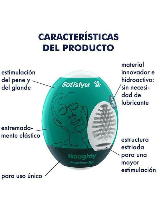 Satisfyer Masturbator Egg - Naughty