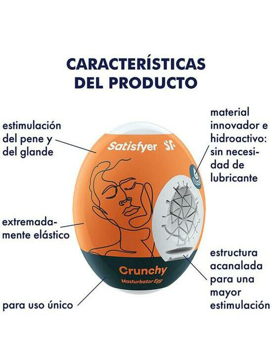 Satisfyer Masturbator Egg - Crunchy