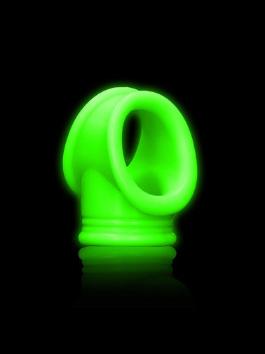 Cockring & Ball Strap - Glow in the Dark