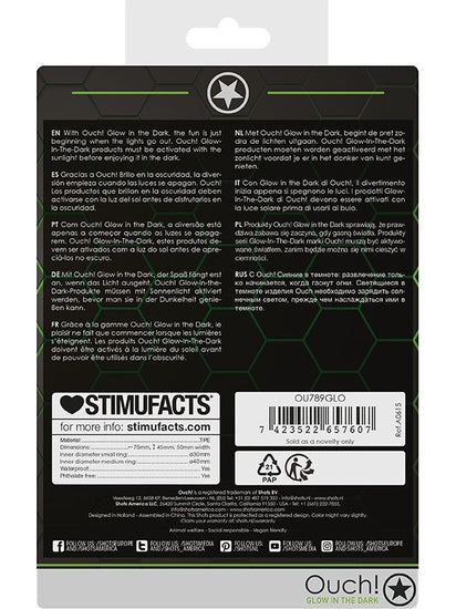 Cockring & Ball Strap - Glow in the Dark