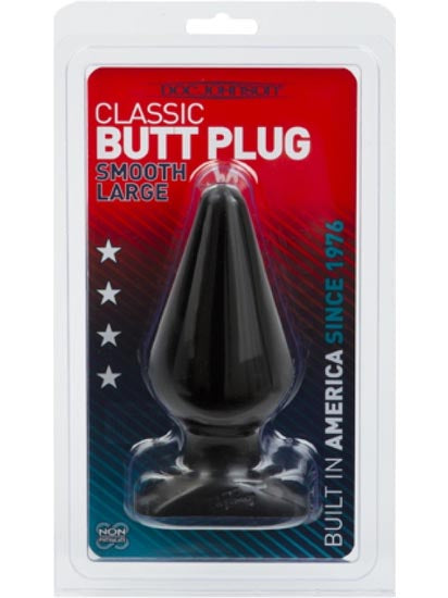 Doc Johnson - Classic Butt Plug Large Black