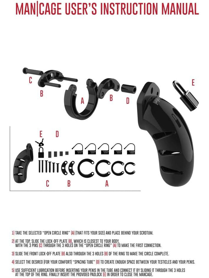 Mancage - Chastity Cage Model 09 Silicone