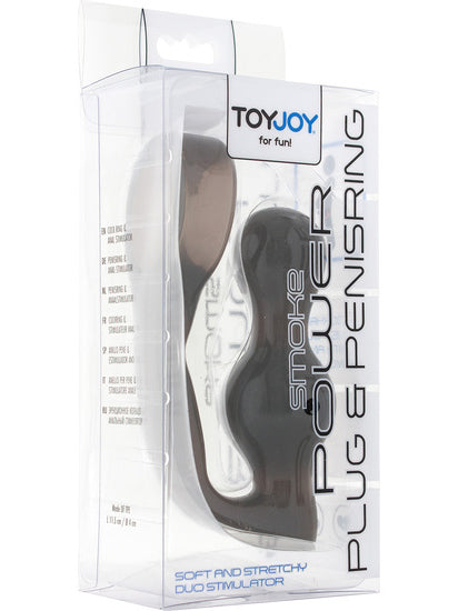 ToyJoy Manpower Plug & Pene Anillo Humo