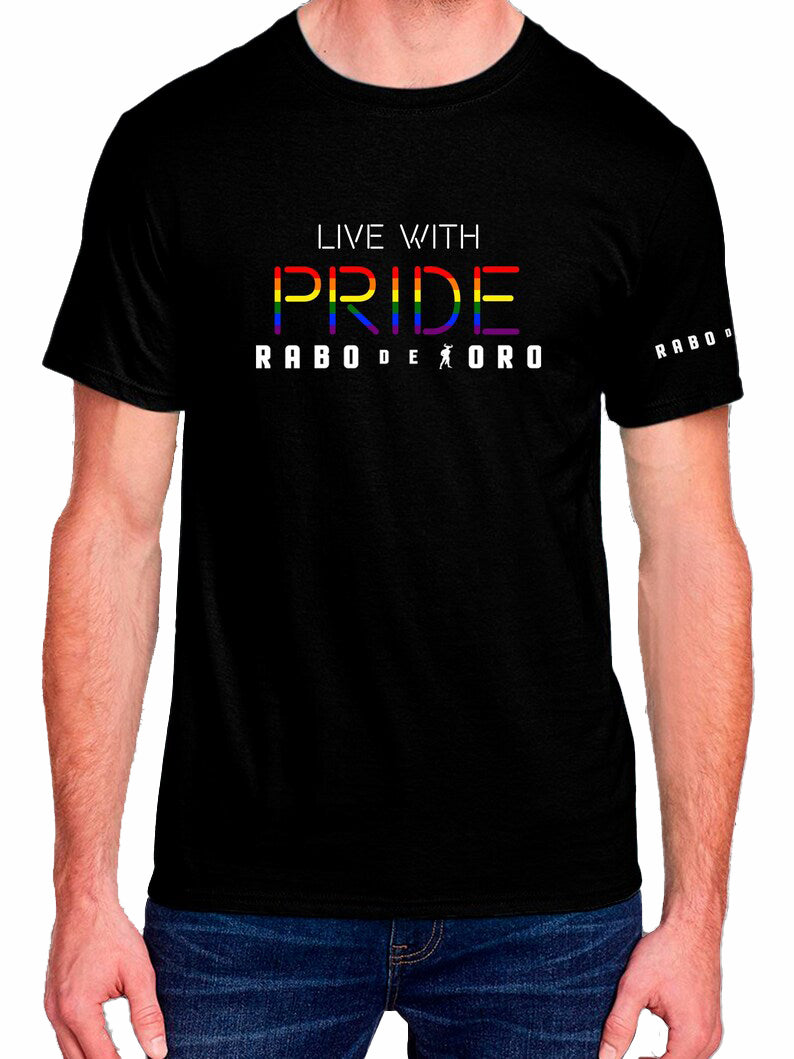 RaboDeToro - LIVE WITH PRIDE Black T-Shirt