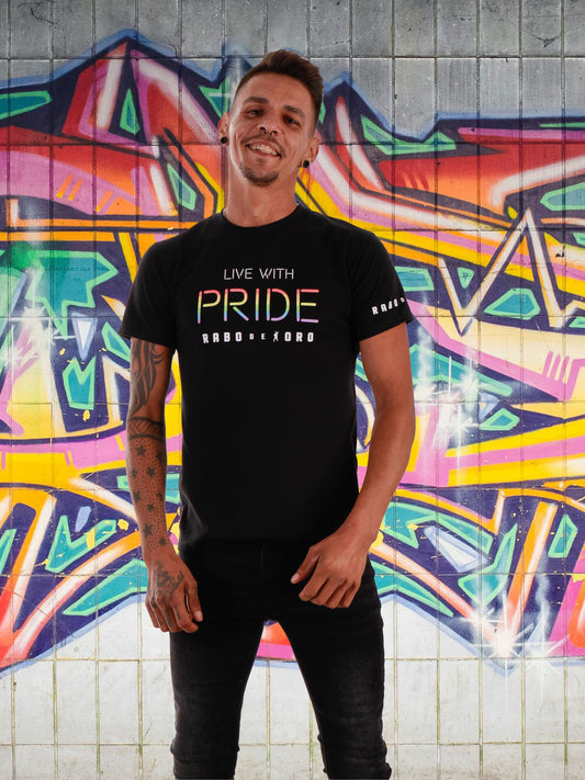 RaboDeToro - LIVE WITH PRIDE Black T-Shirt