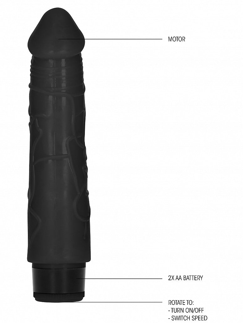 Shots - GC Consolador Vibrador Grueso Realista - 20 cm