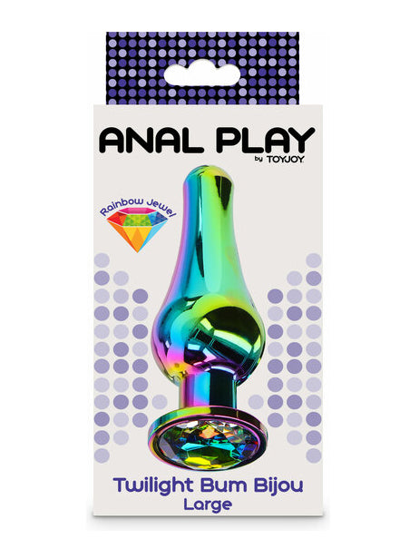 ToyJoy - Twilight Bum Bijou Plug Large - Rainbow