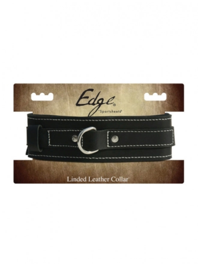 Lined Leather Collar