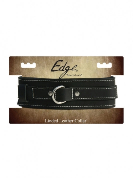 Lined Leather Collar