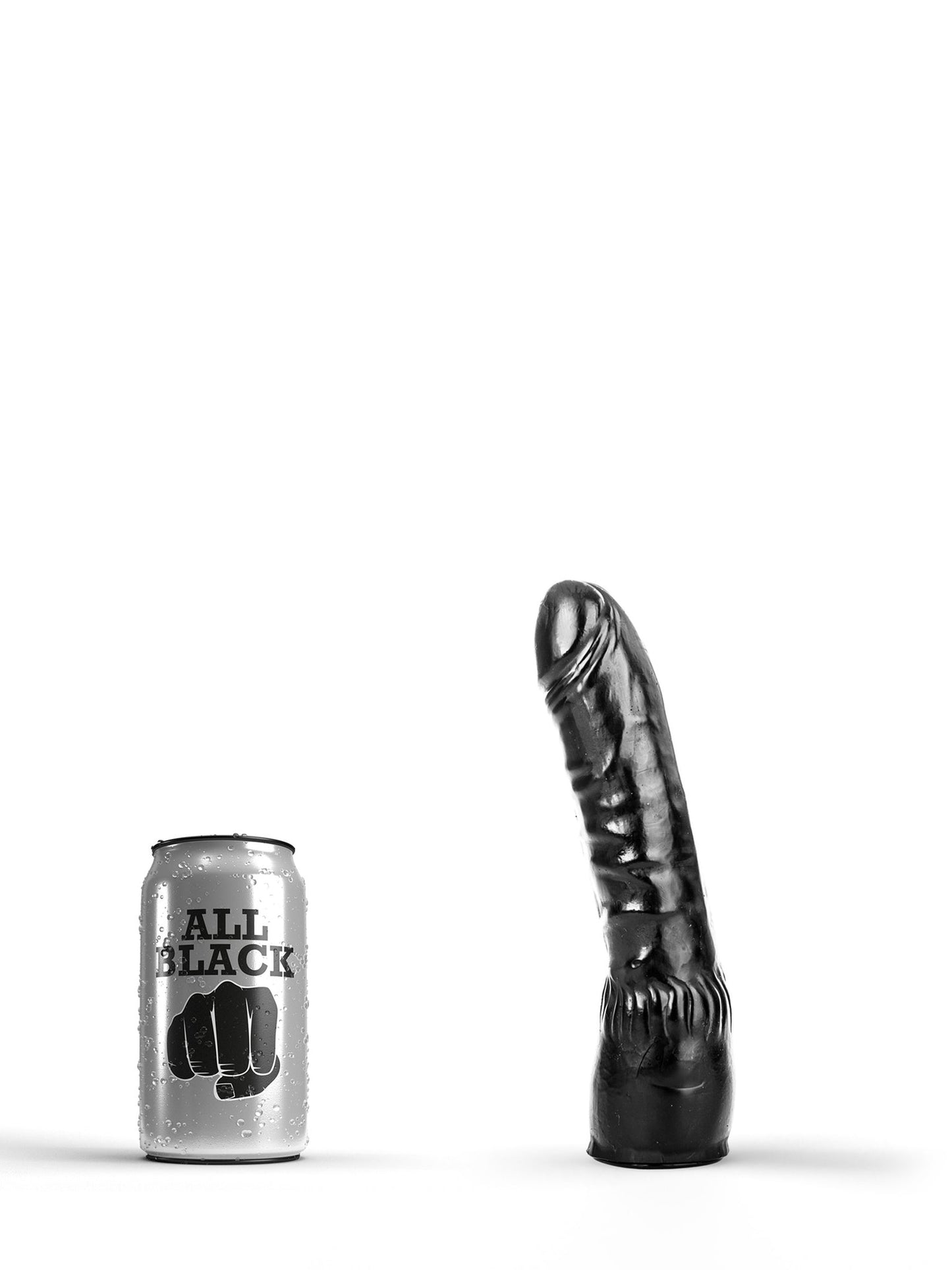 All Black Dildo Jack 20 cm