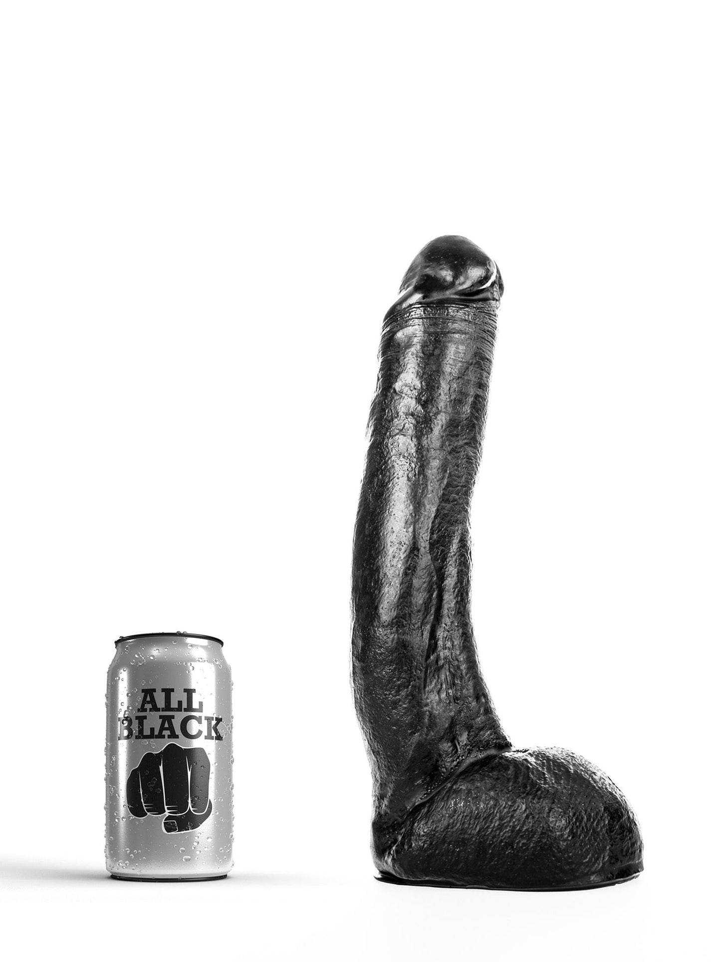 All Black - Realistic Dildo Freddie 29 cm
