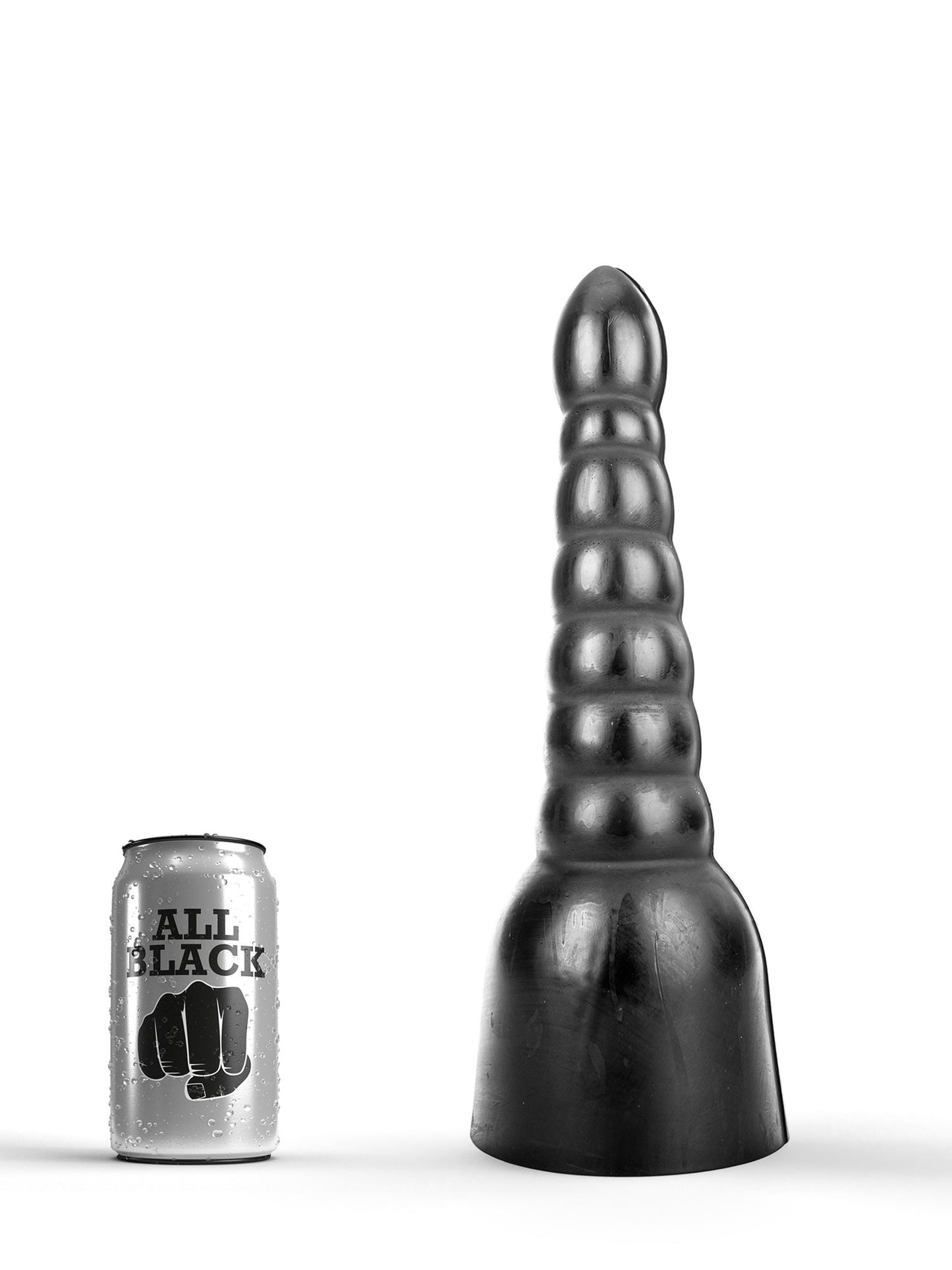 All Black Dildo Bole 34 cm