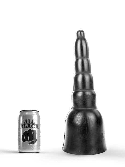 Consolador Todo Negro Stock 33 cm