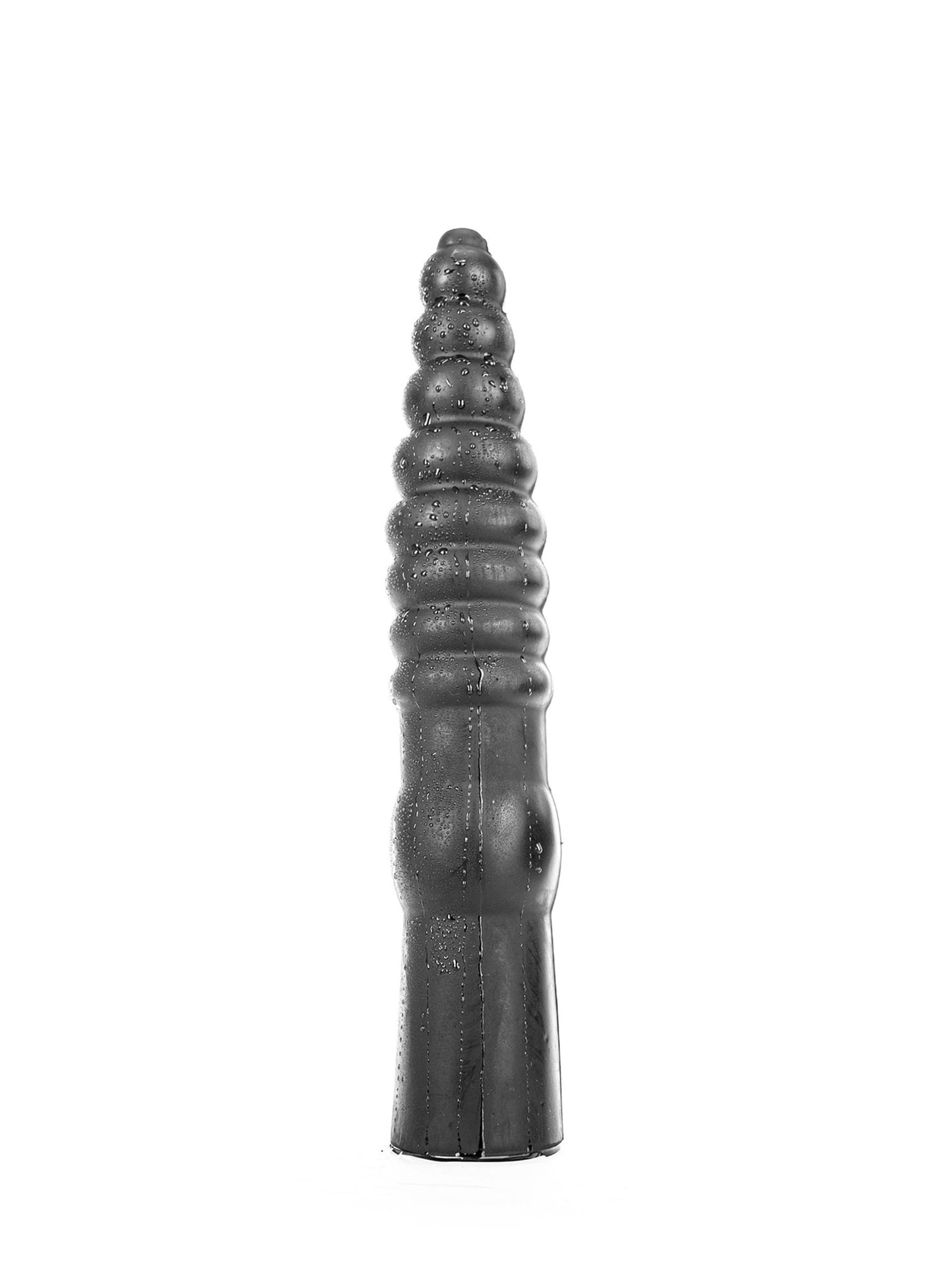 All Black Dildo Drainer 33 cm