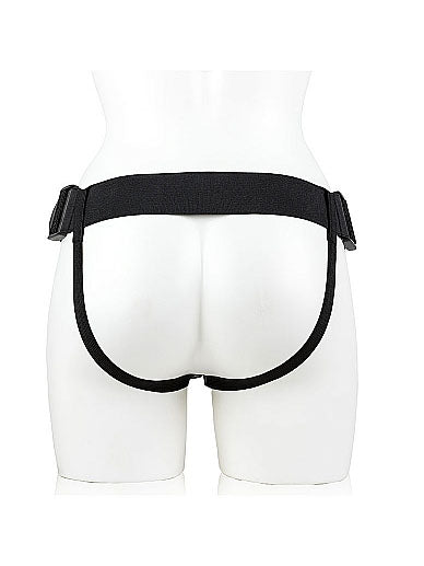 RealRock - Hollow Strap-On with Balls - 9" / 23 cm