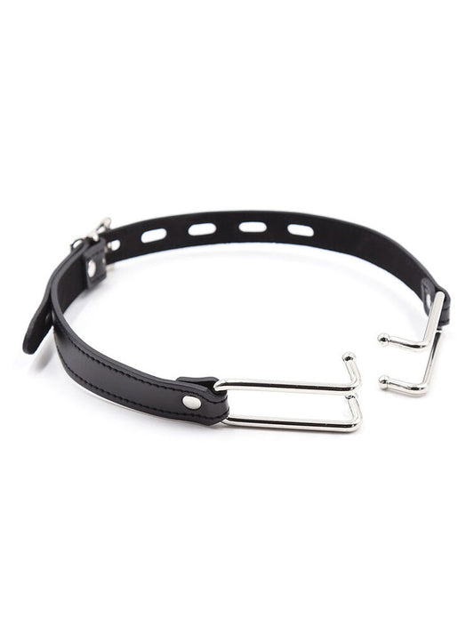 Ohmama Fetish Metal Hook Gag with Pu Strap