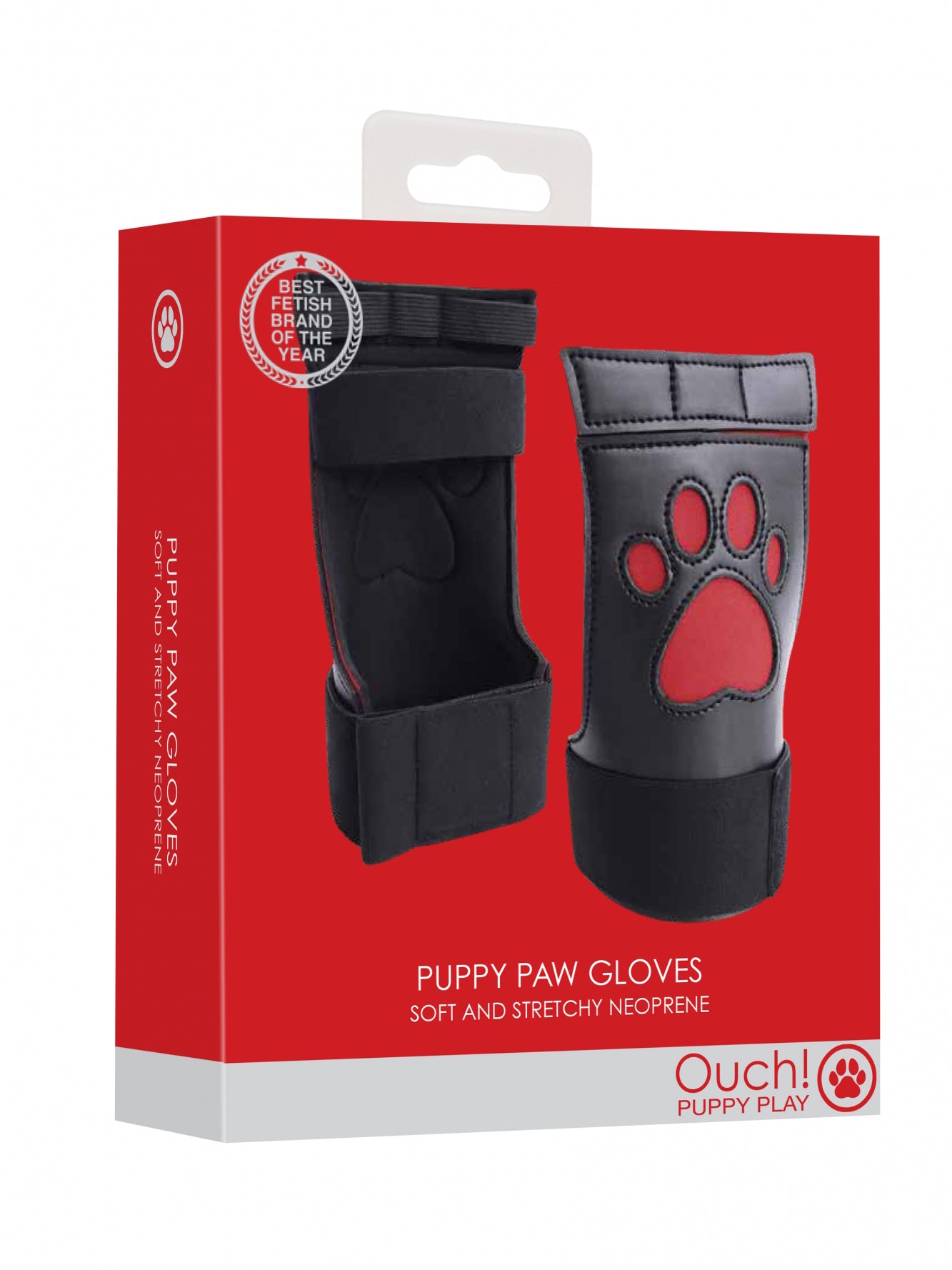 ¡Ay! Guantes Neopreno Puppy Paw Rojos