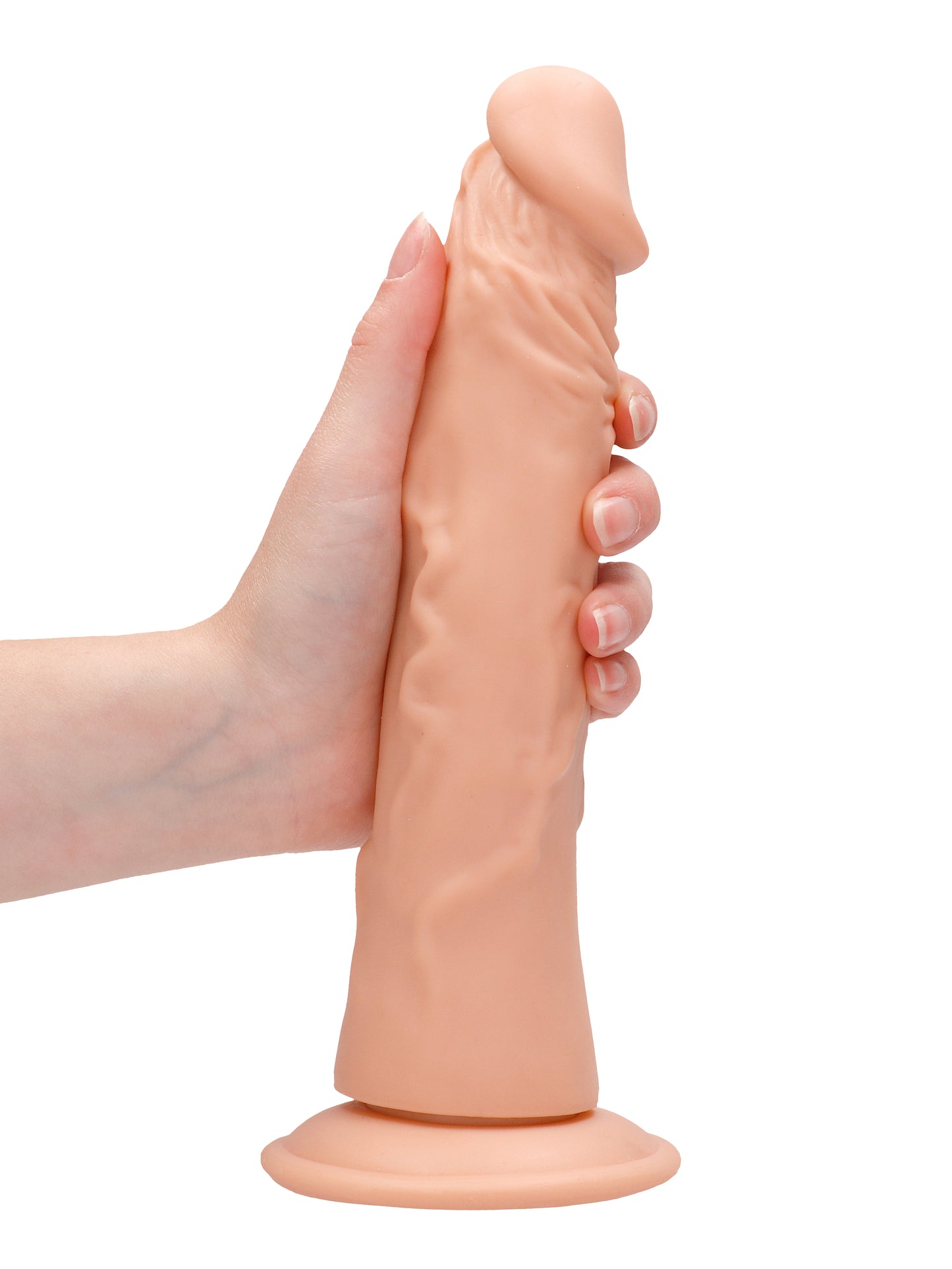 RealRock - Realistic Dong without Balls with Suction Cup Flesh 9" / 23 cm