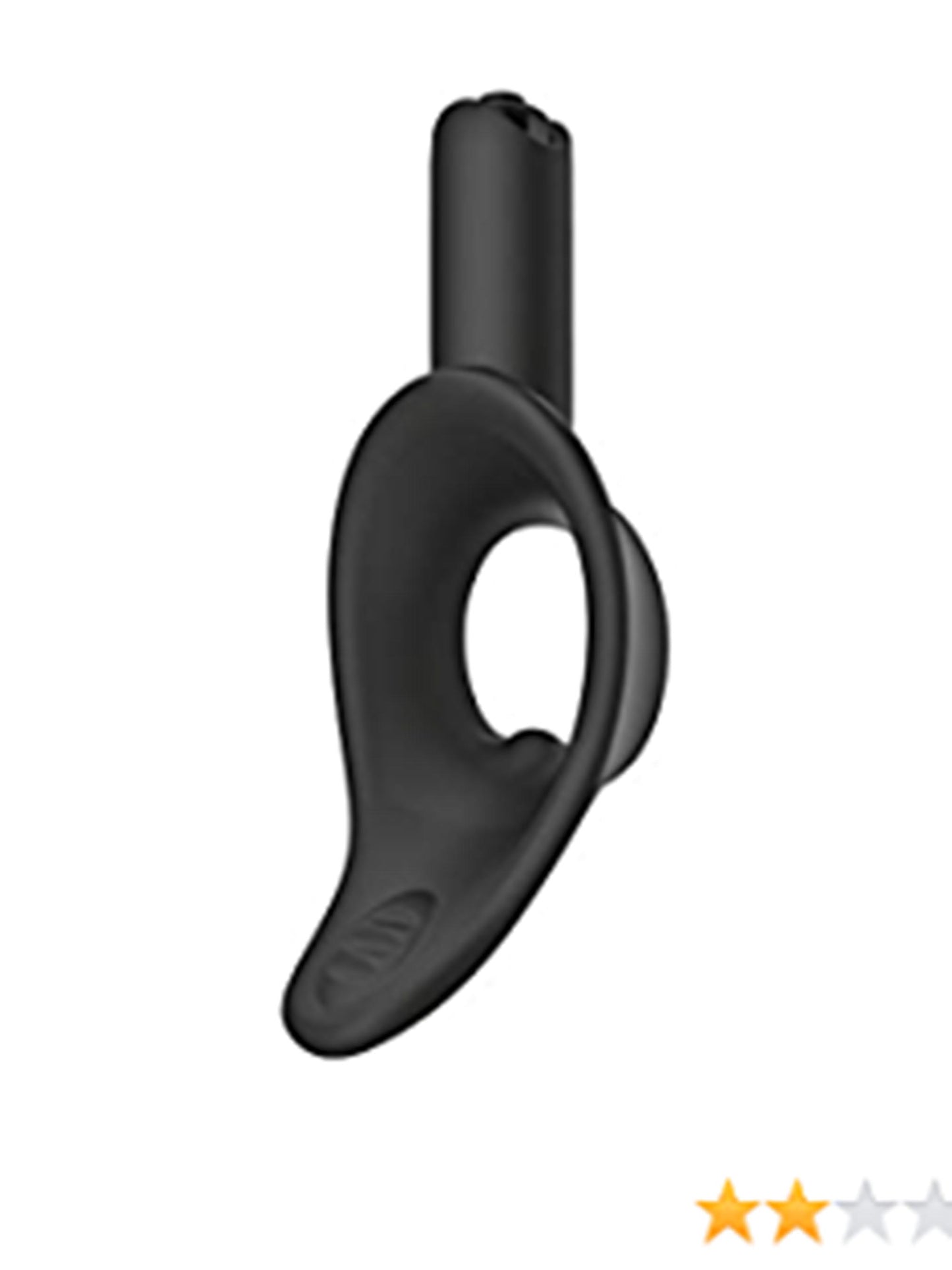 Kink Cock Jock Vibrating C-Ring Black