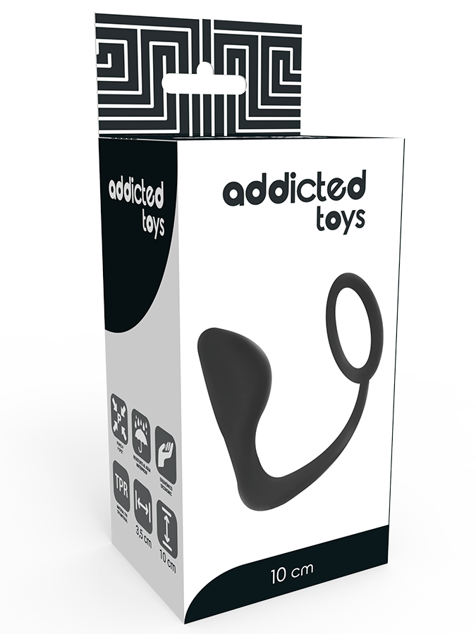 Addicted Toys - TPR Anal plug with Cock Ring