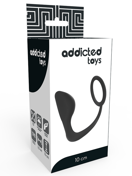 Addicted Toys - TPR Anal plug with Cock Ring