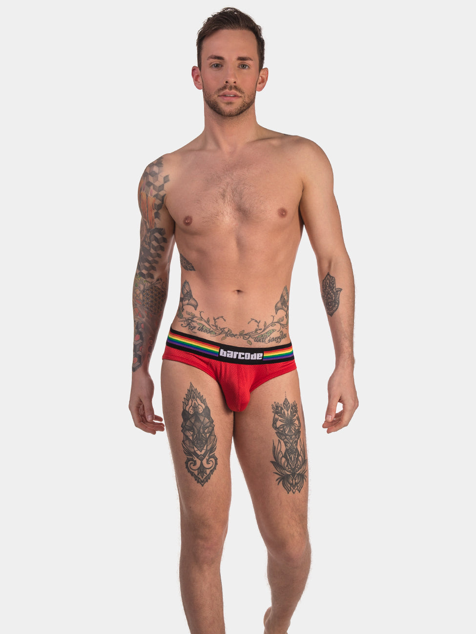 Barcode Berlin Brief Pride Red