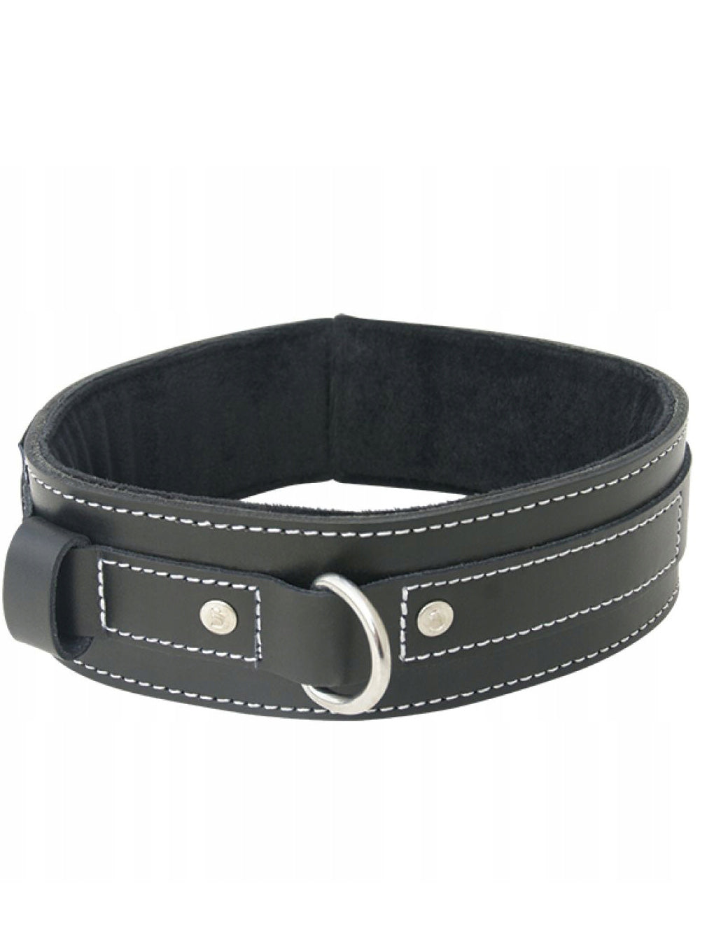 Lined Leather Collar