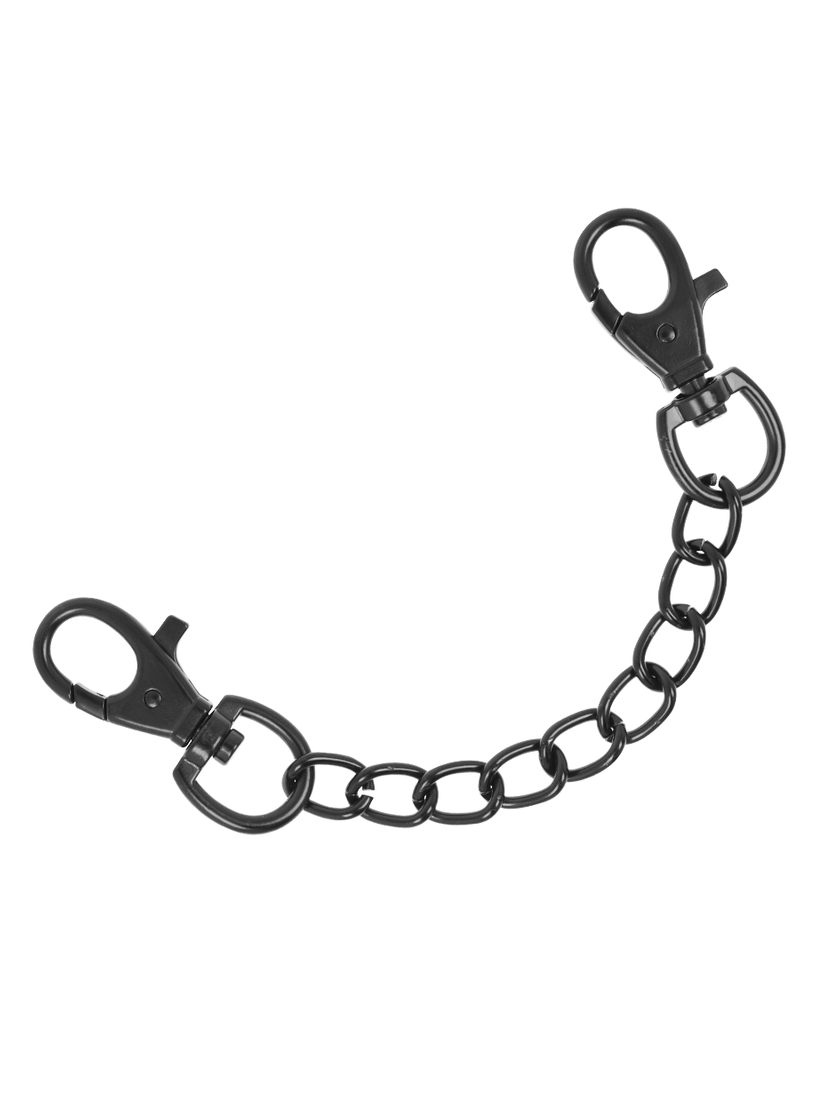 Fetish Submissive - PU Leather Hand Cuffs