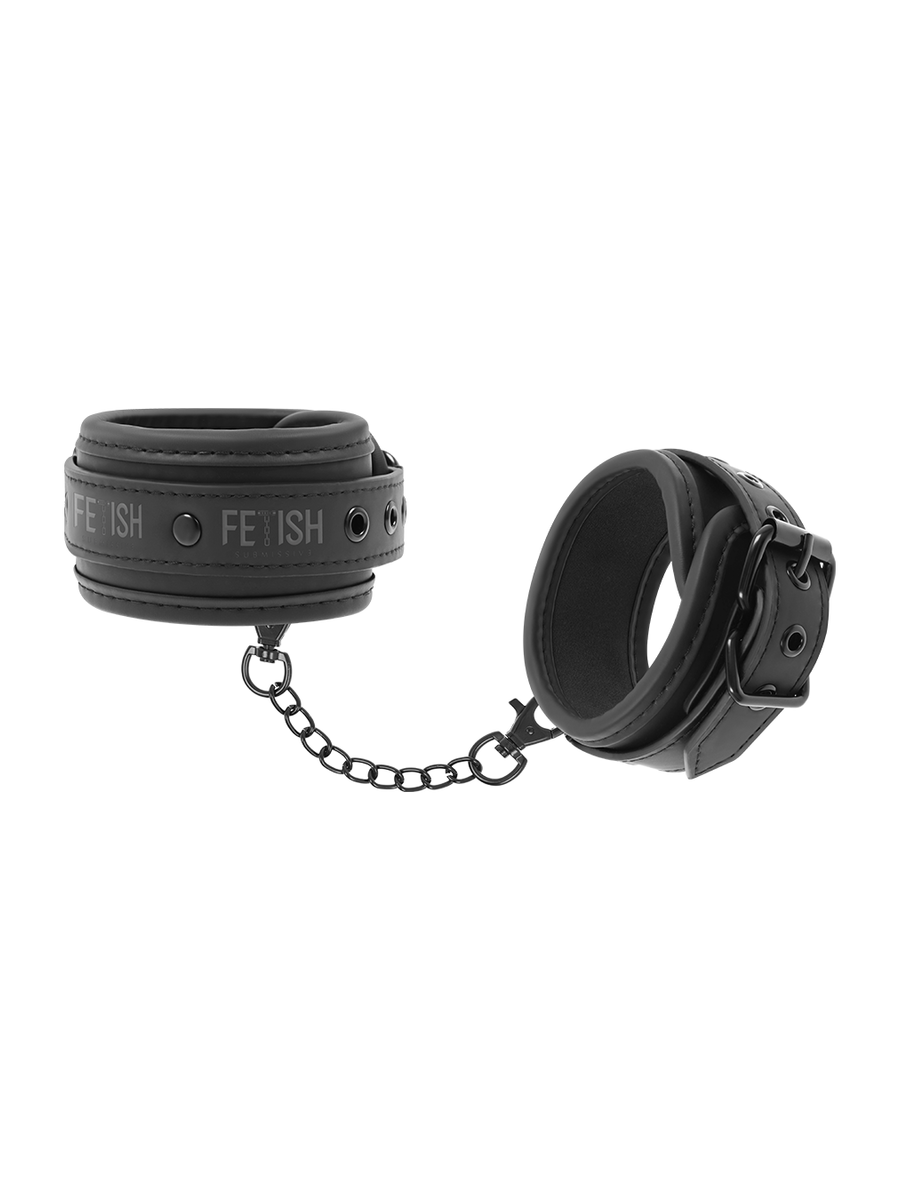 Fetish Submissive PU Leather Ankle Cuffs