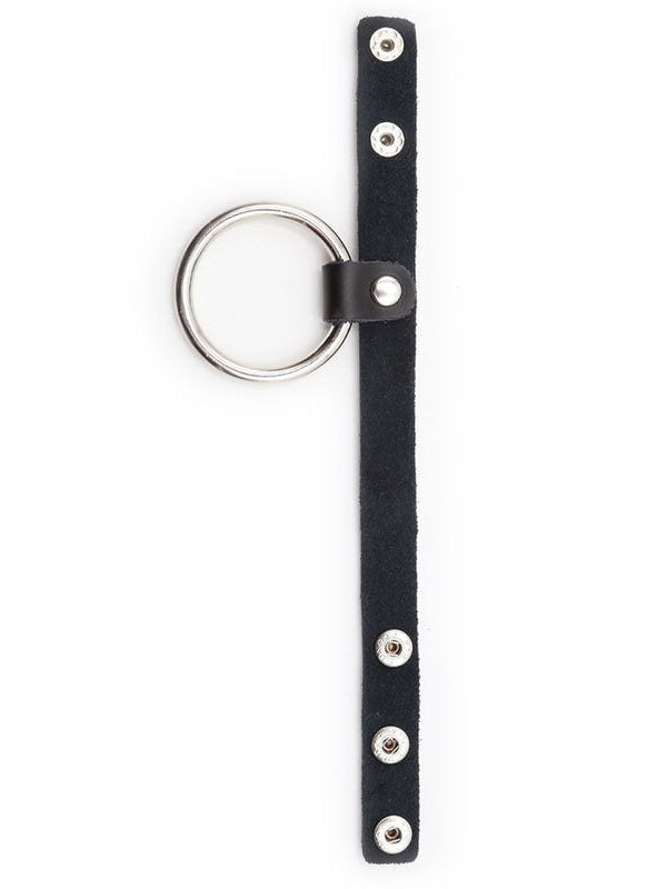 Ohmama Metal Cock Ring with Ball Divider