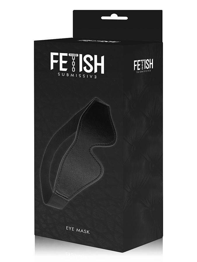 Fetish Submissive - PU Leather Blindfold Mask