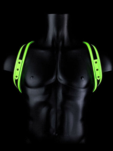 Sling Harness - Glow in the Dark - Neon Green/Black