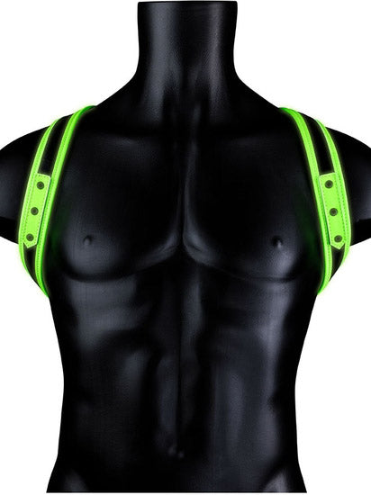 Sling Harness - Glow in the Dark - Neon Green/Black