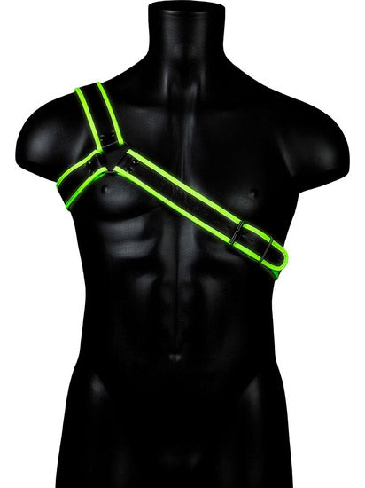 Gladiator Harness - Neon Green/Black