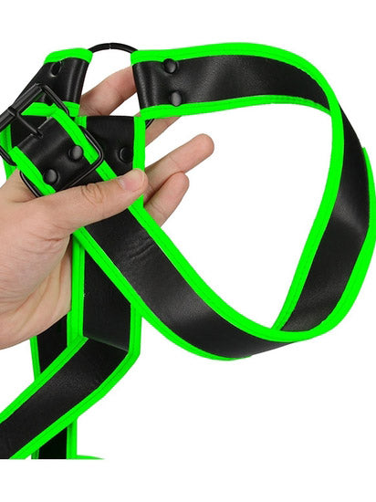 Gladiator Harness - Neon Green/Black